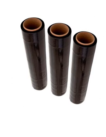 FILM EXTENSIBLE NEGRO OPACO | Embalaje | Paletizaje | 50cm. 150m. 35 micras. FILM EXTENSIBLE NEGRO OPACO | Embalaje | Paletizaje | 50cm. 150m. 35 micras.