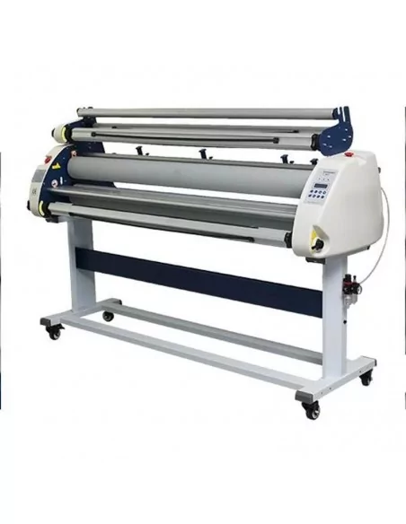 Laminadora eléctrica y neumática de 160 cm con un rodillo calorífico Laminadora eléctrica y neumática de 160 cm con un rodillo calorífico