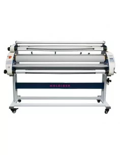 Laminadora elétrica e pneumática de 160 cm com rolo aquecido 2