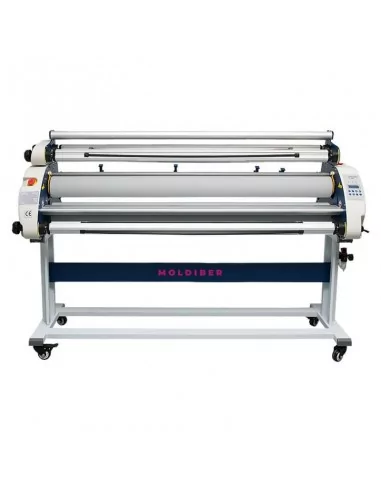 Laminadora eléctrica y neumática de 160 cm con un rodillo calorífico Laminadora eléctrica y neumática de 160 cm con un rodillo calorífico