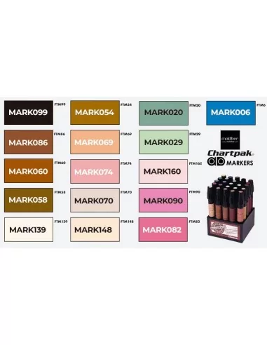 ROTULADORES XILENO CHARTPAK MARKER TOUCH UP PARA RETOQUE DE MARCOS DE MADERA