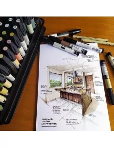 ROTULADORES CHARTPAK MARKER TOUCH UP PARA RETOQUE DE MARCOS DE MADERA 2