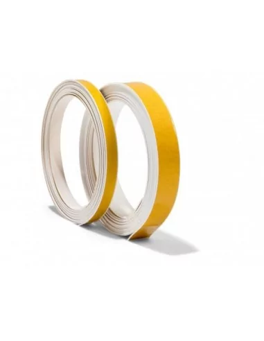 CINTA ADHESIVA PVC BLANCA PARA CANTEAR CARTON PLUMA, PVC O MADERA. ROLLO 50 METROS CINTA ADHESIVA PVC BLANCA PARA CANTEAR CARTON PLUMA, PVC O MADERA. ROLLO 50 METROS