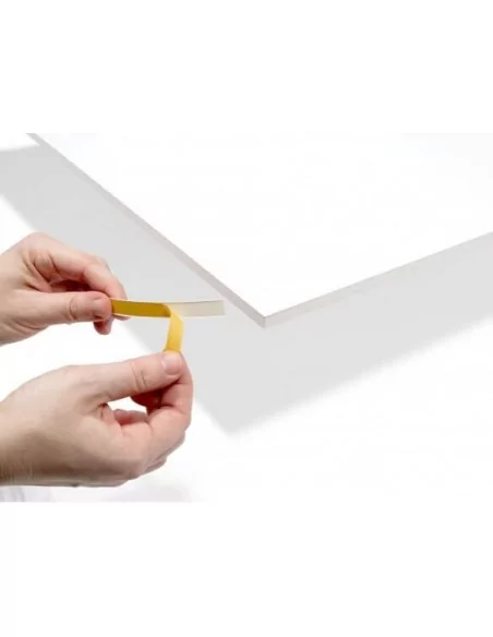 CANTO ADHESIVO PVC BLANCO 10mm PARA CANTEAR CARTON PLUMA, PVC O MADERA. ROLLO 50 METROS CANTO ADHESIVO PVC BLANCO 10mm PARA CANTEAR CARTON PLUMA, PVC O MADERA. ROLLO 50 METROS