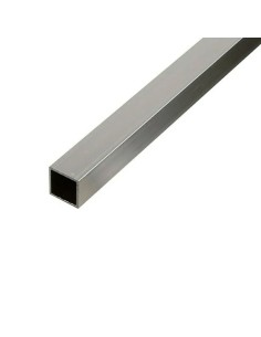Tubo cuadrado de aluminio 20x20x1.5 mm acabado bruto | Perfil 76