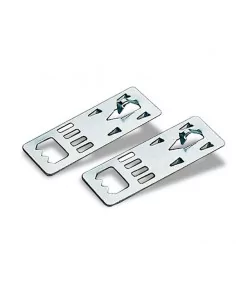 Crochet dentelé en métal pour panneau mousse rigide