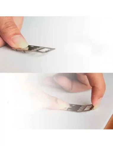 Colgador metálico dentado para paneles de Cartón Pluma y Foam Board