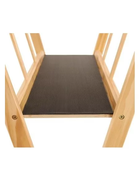 Suporte de madeira com rodas para quadros e obras de arte – Armazenamento e exposição