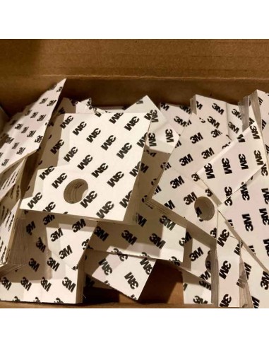 Onglet adhésif extra-fort 3M™ Hang Tab 1076  Pour carton mousse et papier