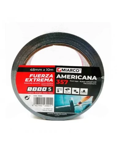CINTA ADHESIVA AMERICANA EXTRA FUERTE | COLOR NEGRO