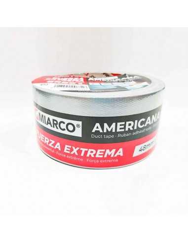 CINTA ADHESIVA AMERICANA EXTRA FUERTE | COLOR PLATA