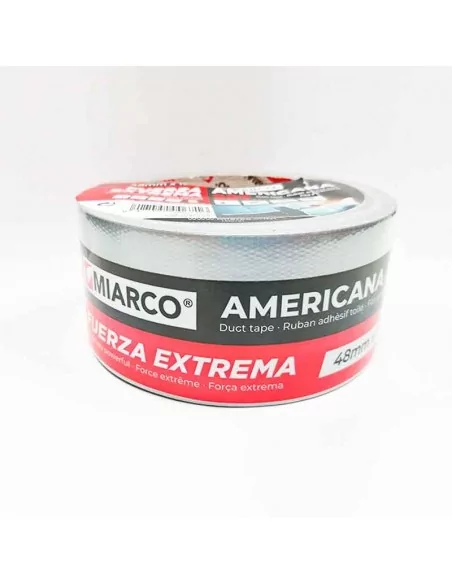 CINTA ADHESIVA AMERICANA EXTRA FUERTE | COLOR PLATA
