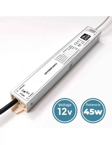 FONTE DE ALIMENTAÇÃO COMPACTA 12V 45W IP67 MOLDE ADAPTADO PARA USO EXTERIOR FONTE DE ALIMENTAÇÃO COMPACTA 12V 45W IP67 MOLDE ADAPTADO PARA USO EXTERIOR