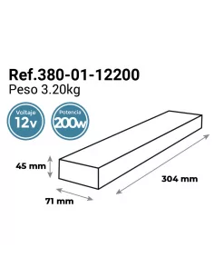 FUENTE ALIMENTACIÓN - 12V/200W 2