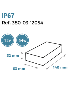 Solução profissional com Fonte alimentação compacta 12V 54W IP67 Meanwell – MOLDIBER 2