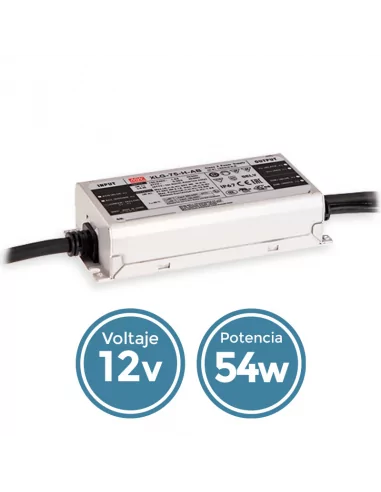 Fonte alimentação compacta 12V 54W...