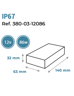 FUENTE ALIMENTACIÓN - 12V/86W 2