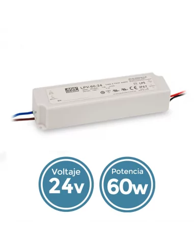 Fonte de alimentação compacta 24V 60W...