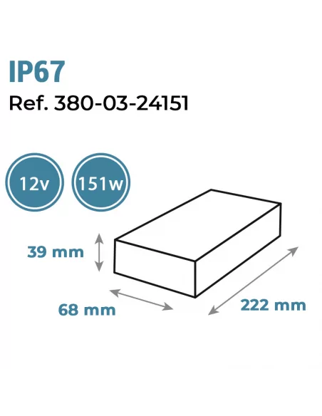 FUENTE ALIMENTACIÓN - 24V/151W