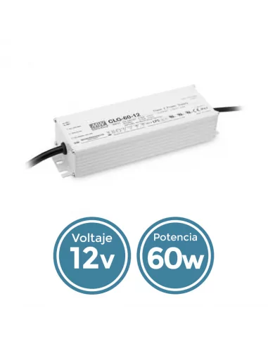 Fonte de alimentação compacta 12V 60W...