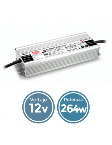 FUENTE ALIMENTACIÓN - 12V/264W