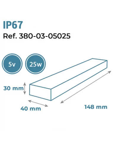 FUENTE ALIMENTACIÓN - 5V/25W