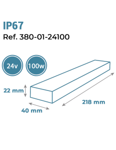 FUENTE ALIMENTACIÓN - 24V/100W 2