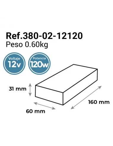 FUENTE ALIMENTACIÓN - 12V/120W FUENTE ALIMENTACIÓN - 12V/120W