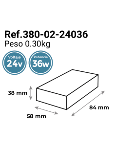 FUENTE ALIMENTACION LED 36W 24V IP20 2