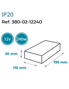 FUENTE ALIMENTACIÓN - 12V/240W 2
