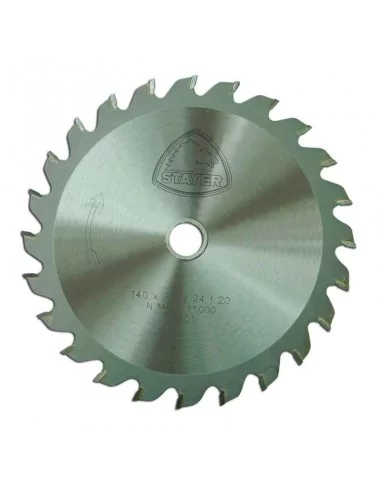DISCO DE WIDIA PARA CORTE DE MADERA CALIDAD STANDARD | DIAMETRO 140 mm AGUJERO 20 mm Z 24 DIENTES DISCO DE WIDIA PARA CORTE DE MADERA CALIDAD STANDARD | DIAMETRO 140 mm AGUJERO 20 mm Z 24 DIENTES