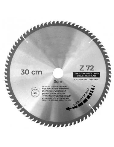 DISCO DE WIDIA PARA CORTE DE MADERA ALTA CALIDAD | DIAMETRO 300 mm AGUJERO 30 mm Z 72 DIENTES DISCO DE WIDIA PARA CORTE DE MADERA ALTA CALIDAD | DIAMETRO 300 mm AGUJERO 30 mm Z 72 DIENTES