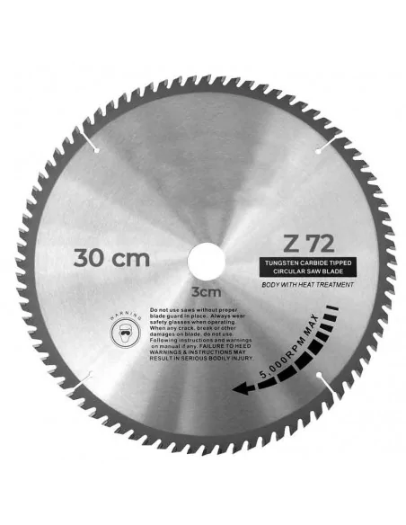 DISCO DE WIDIA PARA CORTE DE MADERA ALTA CALIDAD | DIAMETRO 300 mm AGUJERO 30 mm Z 72 DIENTES DISCO DE WIDIA PARA CORTE DE MADERA ALTA CALIDAD | DIAMETRO 300 mm AGUJERO 30 mm Z 72 DIENTES