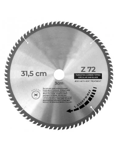 DISCO DE WIDIA PARA CORTE DE MADERA STAYER ALTA CALIDAD | DIAMETRO 315 mm AGUJERO 30 mm Z 72 DIENTES DISCO DE WIDIA PARA CORTE DE MADERA STAYER ALTA CALIDAD | DIAMETRO 315 mm AGUJERO 30 mm Z 72 DIENTES