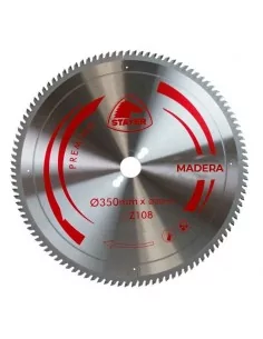 DISCO DE WIDIA PARA CORTE DE MADERA ALTA CALIDAD | DIAMETRO 350 mm AGUJERO 30 mm Z 108 DIENTES