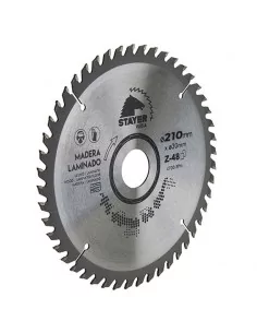 DISCO DE WIDIA PARA CORTE DE LAMINADOS | DIAMETRO 210 mm AGUJERO 30 mm Z 48 DIENTES