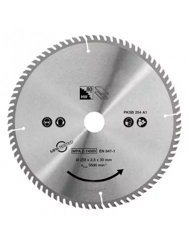 DISCO DE WIDIA PARA CORTE DE ALUMINIO STAYER CALIDAD STANDARD | DIAMETRO 250 mm AGUJERO 30 mm Z 80 DIENTES DISCO DE WIDIA PARA CORTE DE ALUMINIO STAYER CALIDAD STANDARD | DIAMETRO 250 mm AGUJERO 30 mm Z 80 DIENTES