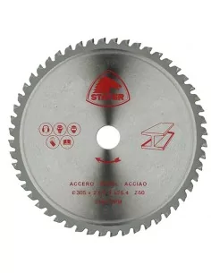DISCO DE WIDIA STAYER PARA CORTE METAL ALTA CALIDAD | DIAMETRO 305 mm AGUJERO 25 mm Z 60 DIENTES