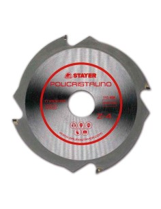 DISCO DIAMANTE POLICRISTALINO (PCD) PARA CORTE EN MADERA Y LAMINADOS | DIAMETRO 115 mm AGUJERO 22 mm Z 4 DIENTES