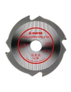 DISCO DIAMANTE POLICRISTALINO (PCD) PARA CORTE EN MADERA Y LAMINADOS | DIAMETRO 115 mm AGUJERO 22 mm Z 4 DIENTES