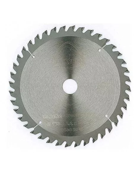 DISCO DE WIDIA PARA CORTE DE MADERA CALIDAD STANDARD | DIAMETRO 150 mm AGUJERO 20 mm Z 24 DIENTES