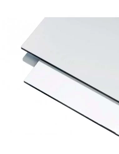 dibond® traffic 3 mm grosor panel composite. blanco-metal. dibond® traffic 3 mm grosor panel composite. blanco-metal.