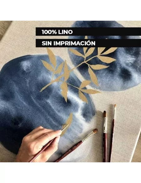 Tela de linho sem preparação 400 g em rolo 210 cm 10 m