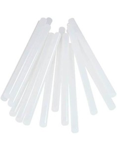COLA TERMOFUSIBLE BARRAS DE COLA CALIENTE Δ 190mm Ø12mm TRANSPARENTE UNIVERSAL ⋅ CAJA 48 BARRAS 880gr RAPID 5001411 2