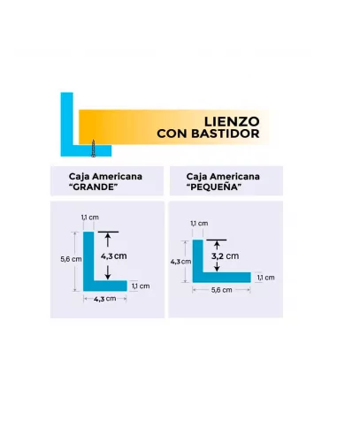 MARCOS CAJA AMERICANA PARA LIENZO | NEGRO | A LA MEDIDA MARCOS CAJA AMERICANA PARA LIENZO | NEGRO | A LA MEDIDA