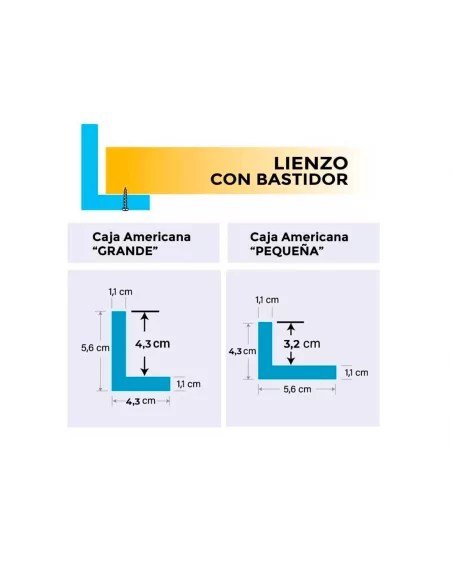 MARCOS CAJA AMERICANA PARA LIENZO | NEGRO | A LA MEDIDA MARCOS CAJA AMERICANA PARA LIENZO | NEGRO | A LA MEDIDA