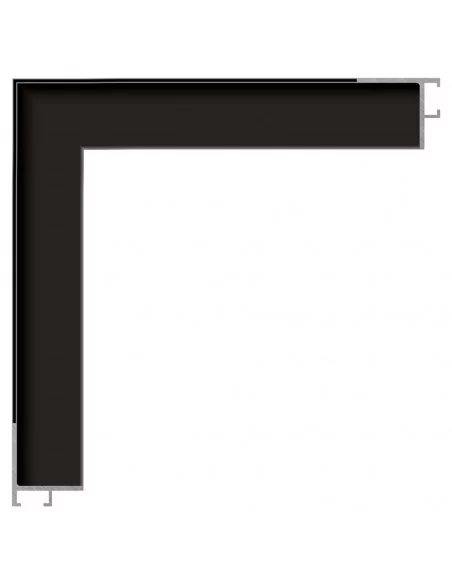 MARCO PARA LIENZO | ALUMINIO NEGRO | A LA MEDIDA