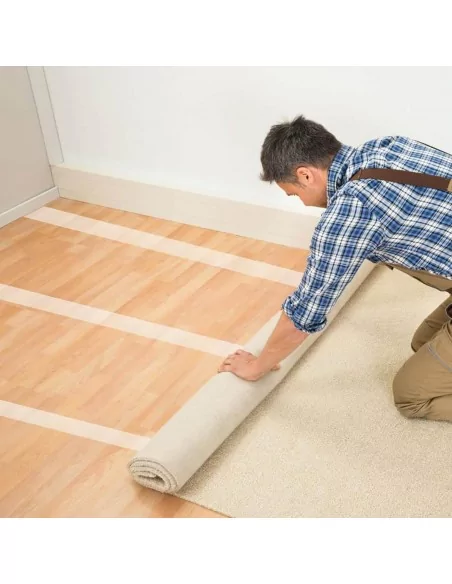 CINTA DOBLE CARA PARA MOQUETAS Y ALFOMBRAS CINTA DOBLE CARA PARA MOQUETAS Y ALFOMBRAS