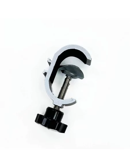 PINZA ABRAZADERA CURVADA PARA SUJECION FOCO LED EN POP UP COLOR PLATA PINZA ABRAZADERA CURVADA PARA SUJECION FOCO LED EN POP UP COLOR PLATA