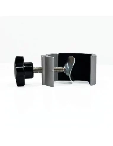 PINZA ABRAZADERA CURVADA PARA SUJECION FOCO LED EN POP UP COLOR PLATA
